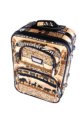 Image showing Suitcase ready for traveling.