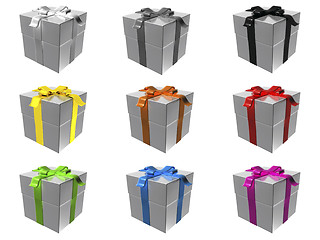 Image showing Gift boxes