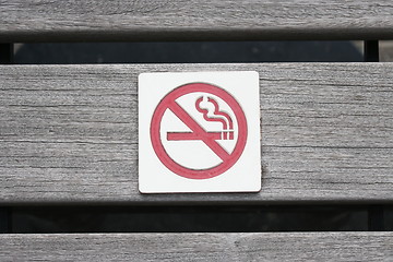 Image showing No Smoking