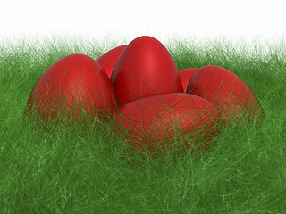 Image showing Easter eggs