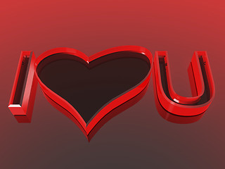 Image showing I Love You