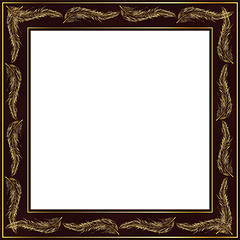 Image showing Golden frame