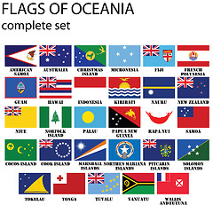 Image showing Flags of Oceania