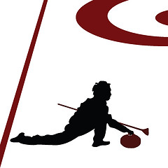 Image showing Curling player 