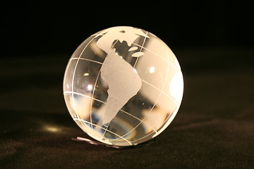 Image showing Glass Crystal Globe