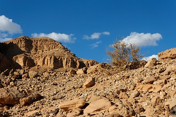 Image showing Rocky desert landscape 