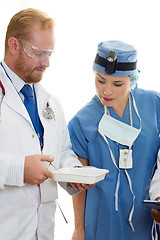 Image showing Two Health care professionals
