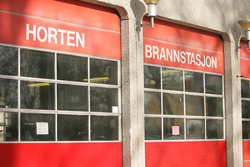 Image showing Horten firestation