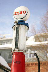 Image showing Old gas pump