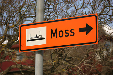 Image showing Ferry to Moss