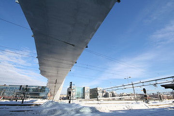 Image showing Below bridge