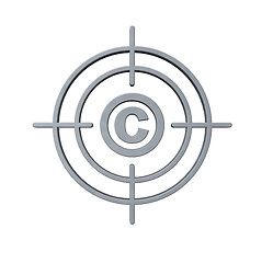 Image showing copyright target