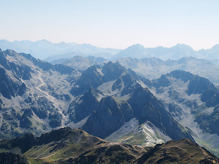 Image showing French Pyrenees mountains range