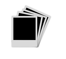 Image showing Pile of polaroid