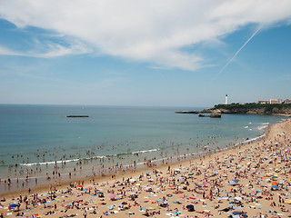 Image showing Biarritz  beach