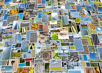 Image showing Piles of photo background