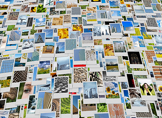 Image showing Piles of photo background