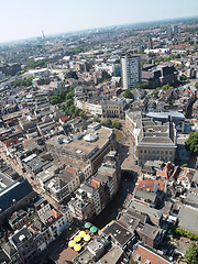 Image showing Areal of the city of Utrecht in the Netherlands