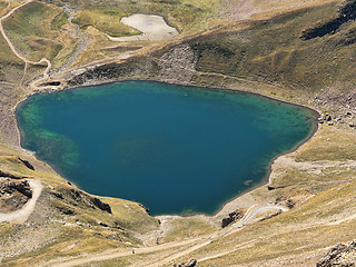 Image showing Beautiful mountain lake