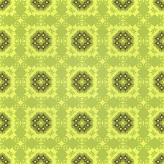 Image showing green vintage wallpaper