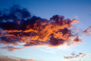 Image showing Dusk cloud