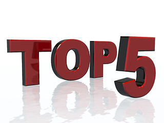 Image showing Top 5