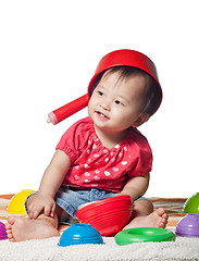 Image showing Chinese toddler girl