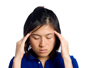 Image showing Migraine girl