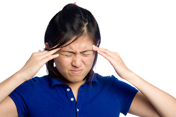 Image showing Migraine girl