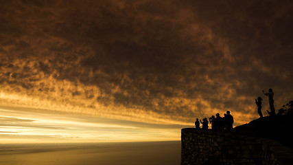 Image showing Cape Town sunset