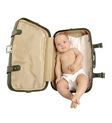 Image showing Luggage baby