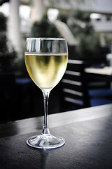 Image showing glass of wine