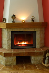 Image showing fireplace