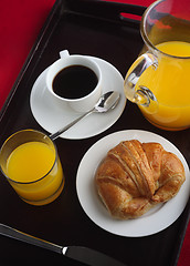 Image showing Breakfast tray
