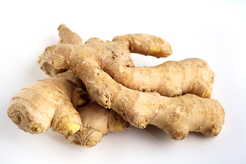 Image showing Ginger root from the side