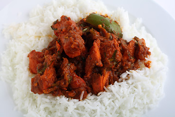 Image showing Chicken tikka masala closeup