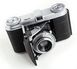 Image showing Antique 35mm film camera