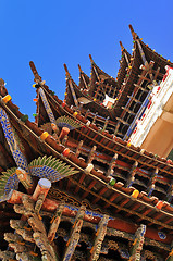Image showing china Temples pavilions and sky