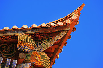 Image showing china Temples pavilions and sky