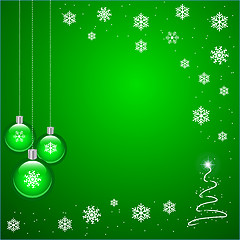 Image showing Green Christmas