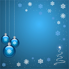 Image showing Blue christmas