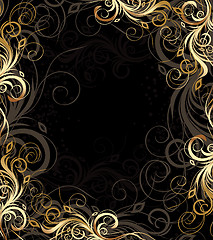 Image showing Vector floral background