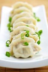 Image showing Plate of dumplings