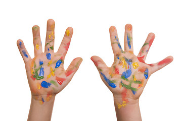 Image showing Painted Hands