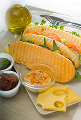 Image showing assorted panini sandwich