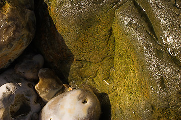 Image showing Beach rocks & pebbles