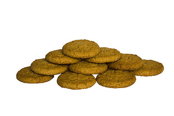Image showing oatmeal cookies