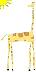 Image showing giraffe