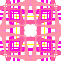 Image showing abstract geometric pink shapes
