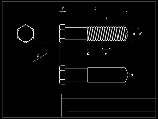 Image showing screw drawing